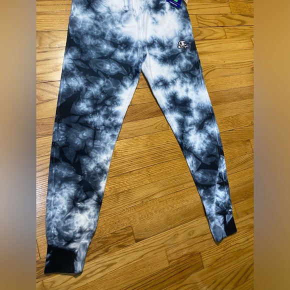 Champion Men's Galaxy Garment Dye Athletic Fleece Joggers Black New Sz S - Picture 3 of 7